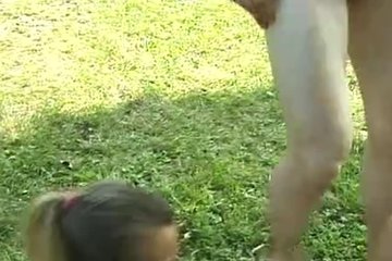 Дама с хвостиком любит хардкор секс