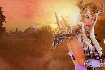 Королева викингов и ее сочные сиськи для победителя